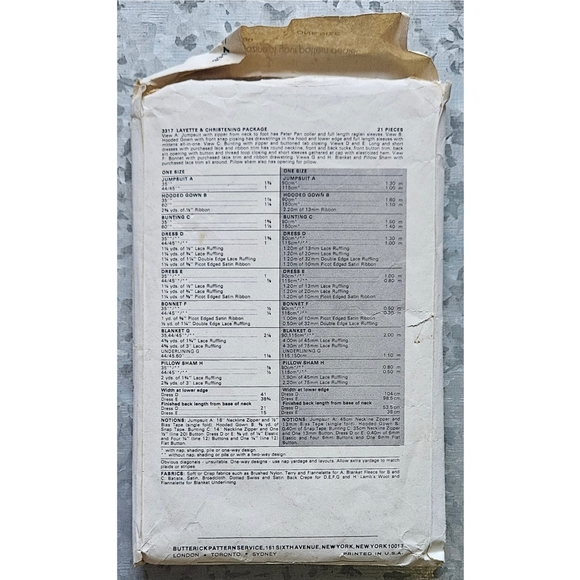 Butterick Vintage Pattern Packet - Picture 3 of 4